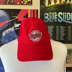 Red Minnesota twins baseball cap